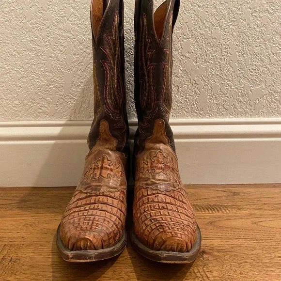 Womens Lucchese caiman boots - Picture 3 of 6